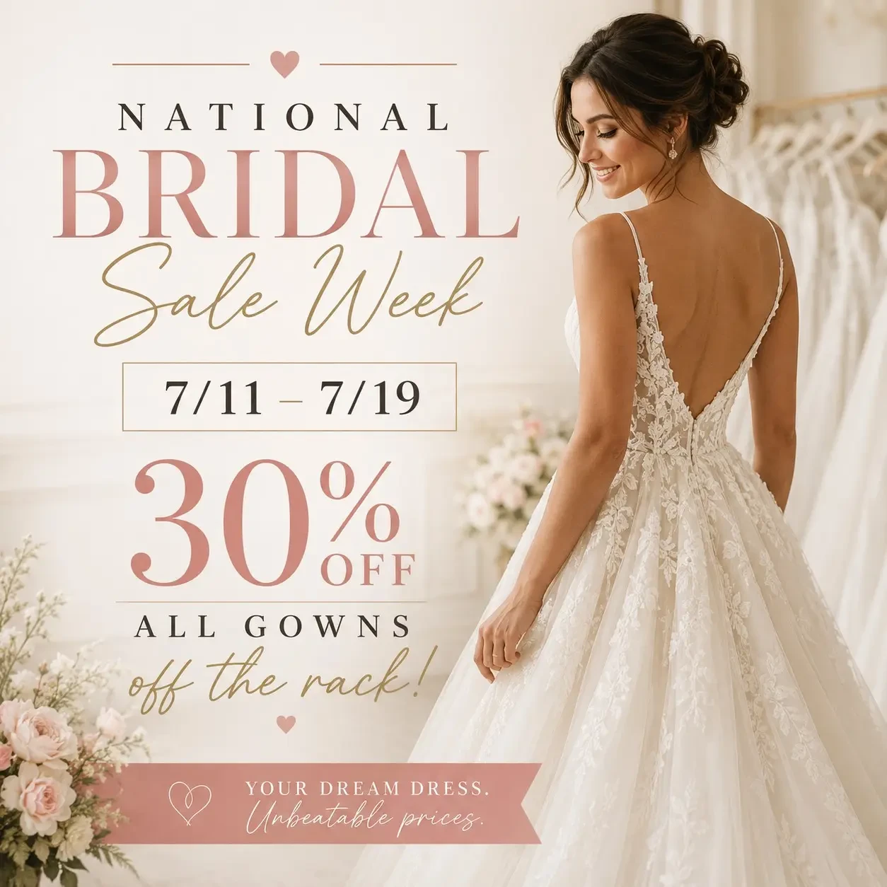 National Bridal Sale Week Main Image