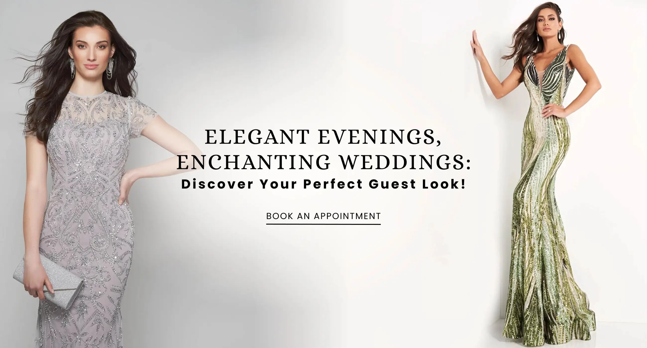 Elegant Evenings Enchanting Weddings Banner