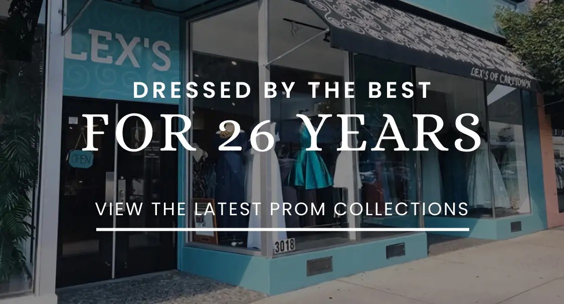 Banner Promoting Prom Collection